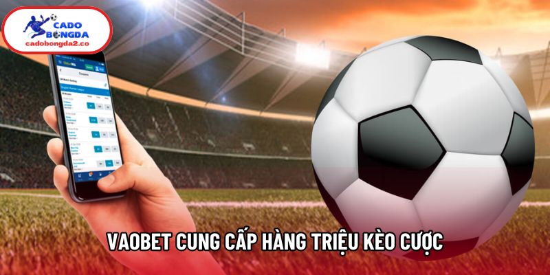 Vaobet cung cấp hàng triệu kèo cược